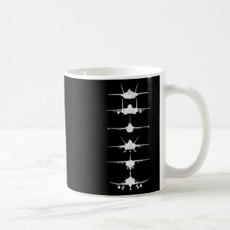 Caneca De Café Jatos de Combatente da Força Aérea F-4 F-111 F-15