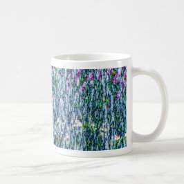 Caneca De Café Jatos de fonte e flores de lilás