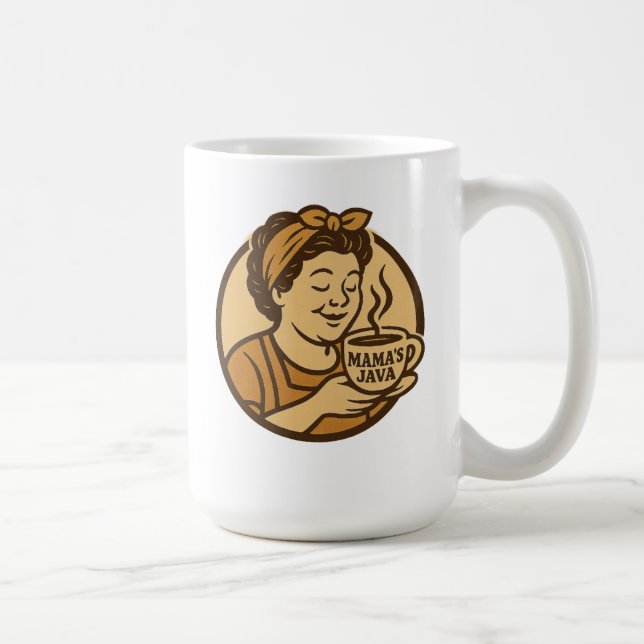 Caneca de Café Java da Mamãe (Direita)