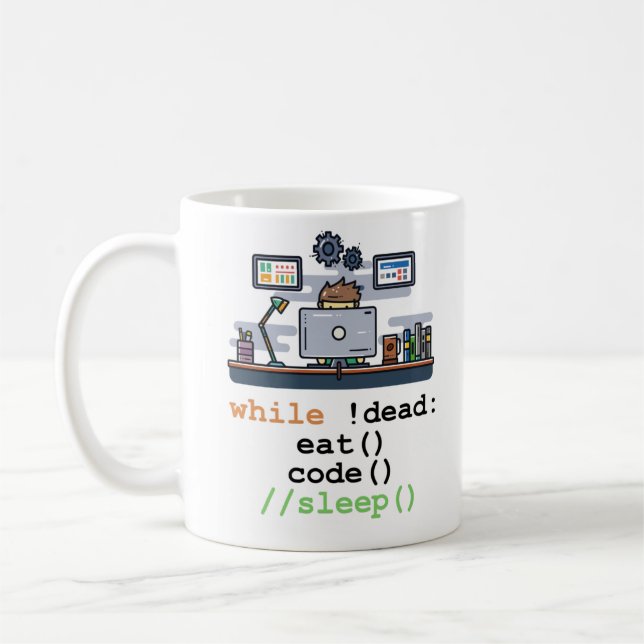 Caneca De Café Java Script Coffee Coding (Esquerda)
