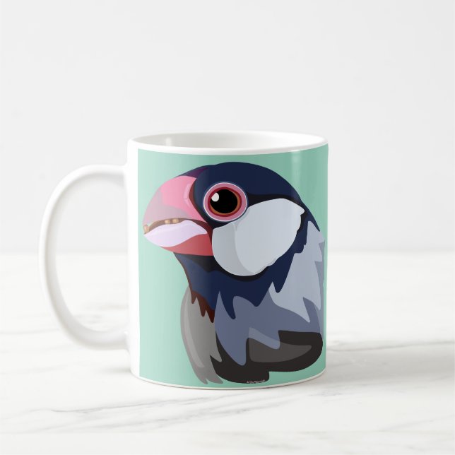Caneca De Café Java Sparrow — simplificado (Esquerda)