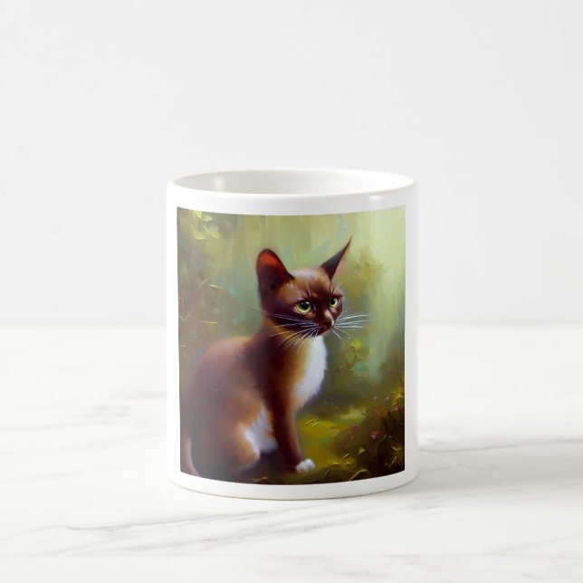 Caneca De Café Javanese Cat (Centro)