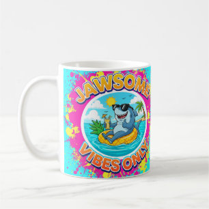 Caneca De Café Jawsome Vibes Apenas Tubarão