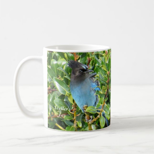 Caneca De Café Jay Mug de Steller por BirdingCollectibles (Esquerda)