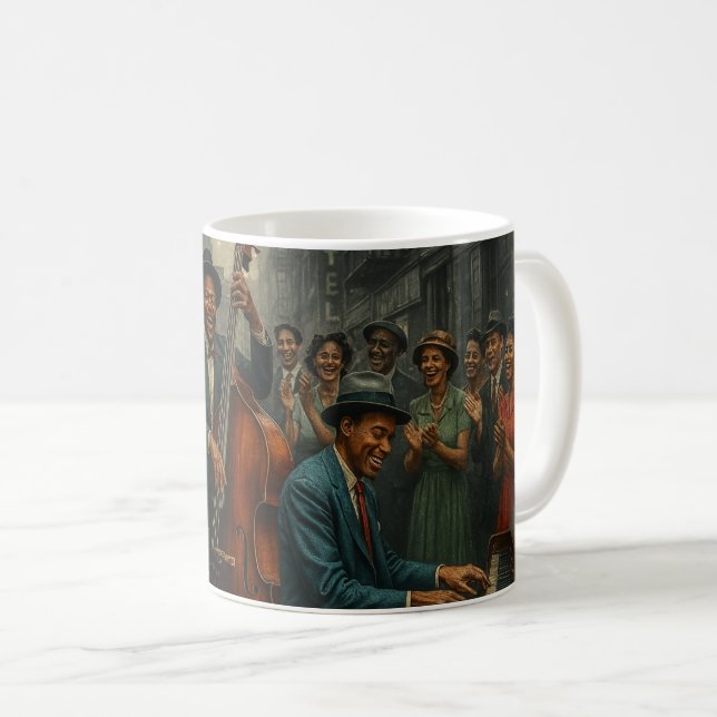 Caneca De Café Jazz Celebration Street Vibe (Frente Esquerda)