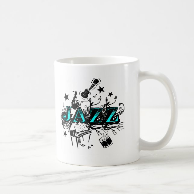 Caneca De Café Jazz Funky (Direita)