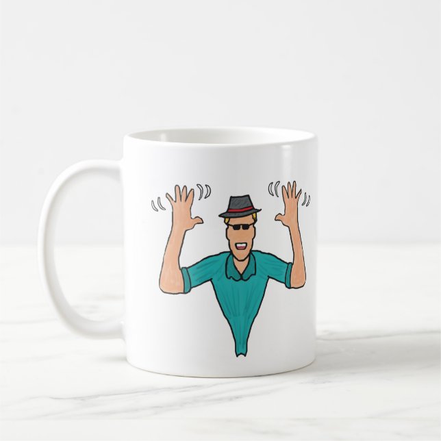 Caneca De Café Jazz Hands (Esquerda)