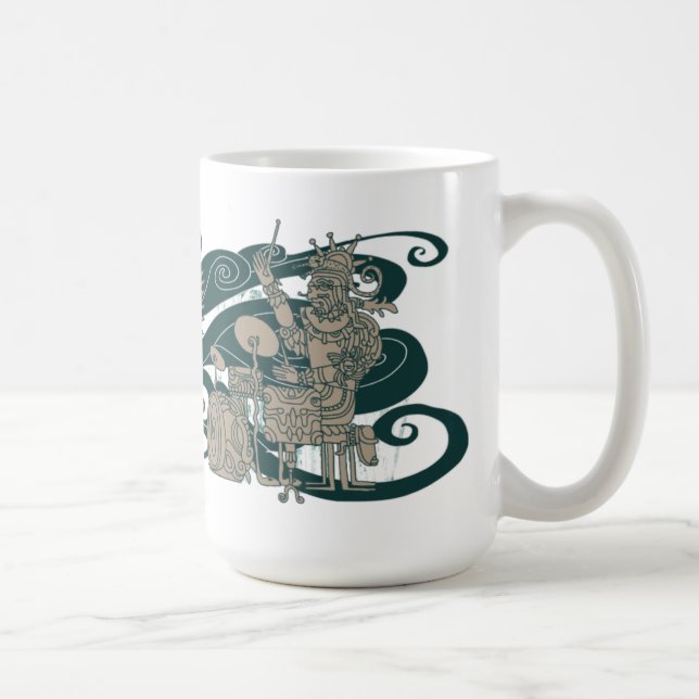 Caneca De Café Jazztecs antigo (Direita)