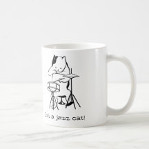Jazzy Cat Mug