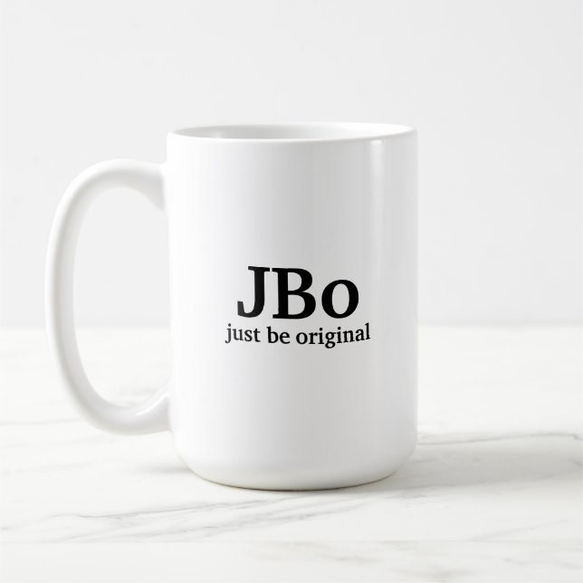 Caneca De Café JBo Mug (Esquerda)