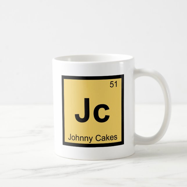 Caneca De Café Jc - símbolo da mesa periódica da química dos (Direita)