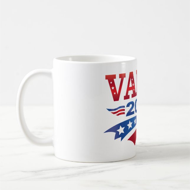 Caneca De Café JD Vance President 2028 (Esquerda)