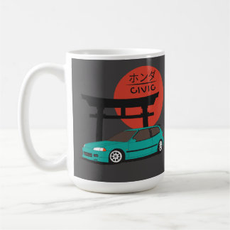 Caneca De Café JDM Hatch Legend Torii Sunset Street Culture