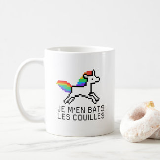 Caneca De Café Je m'en bats les couilles