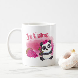 Caneca De Café Je t'aime Cute Little Panda Coffee Mug