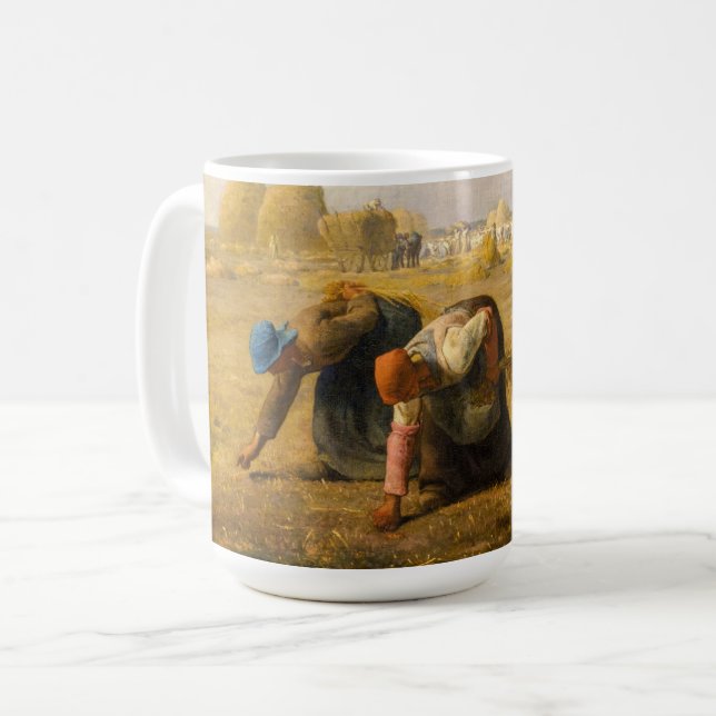 Caneca De Café Jean-Francois Millet - The Gleaners (Frente Esquerda)