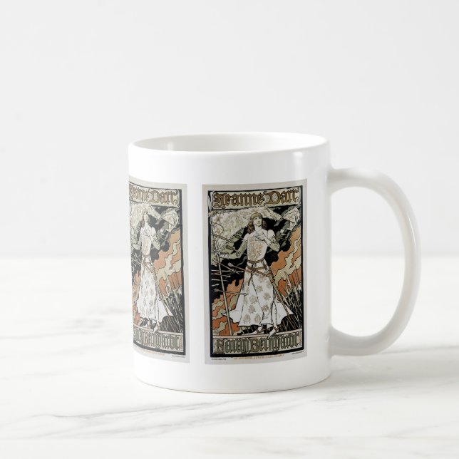 Caneca De Café Jeanne d'Arc ~ Sarah Bernhardt (Direita)