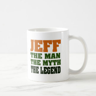 Caneca De Café Jeff - homem, o mito, a legenda!