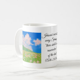 Caneca De Café Jehovah Nos Lembra Todas as Primaveras