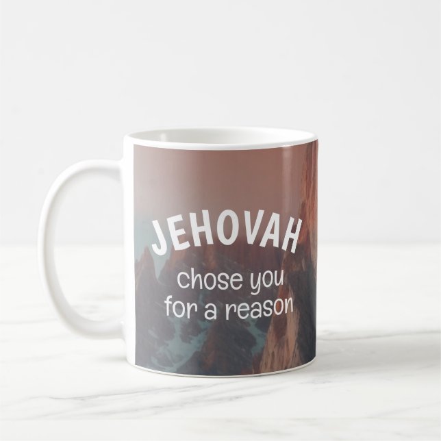 Caneca De Café Jehovah te escolheu por uma razão | JW (Esquerda)