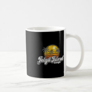 Caneca De Café Jekyll Island Ga Anos 70 Retrô Pesca Barco Praia 