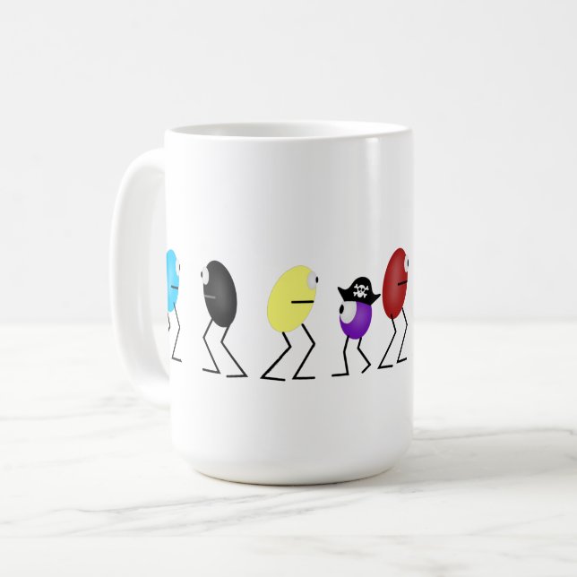 Caneca De Café Jelly Beans Mug (Frente Esquerda)