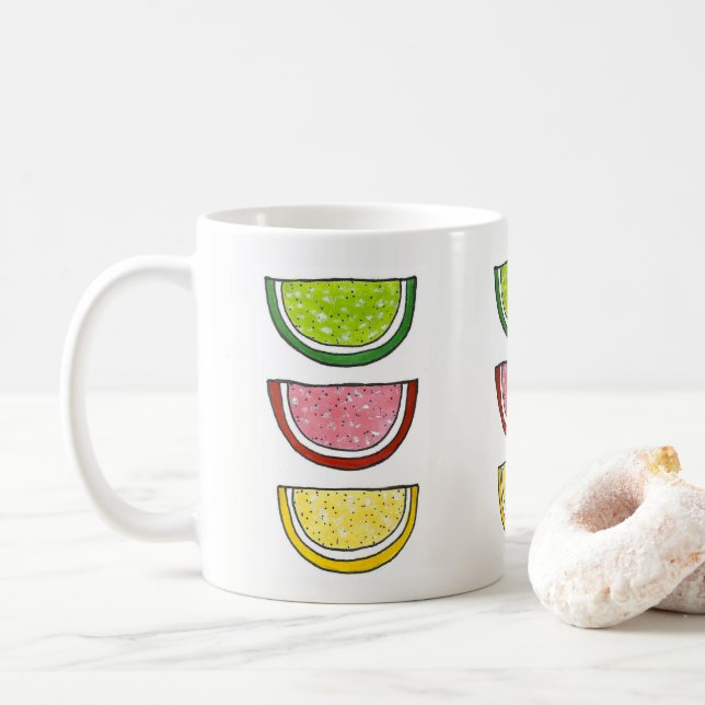 Caneca De Café Jelly Candy Fruta Slices Kosher Passover Jellies (Com Donut)