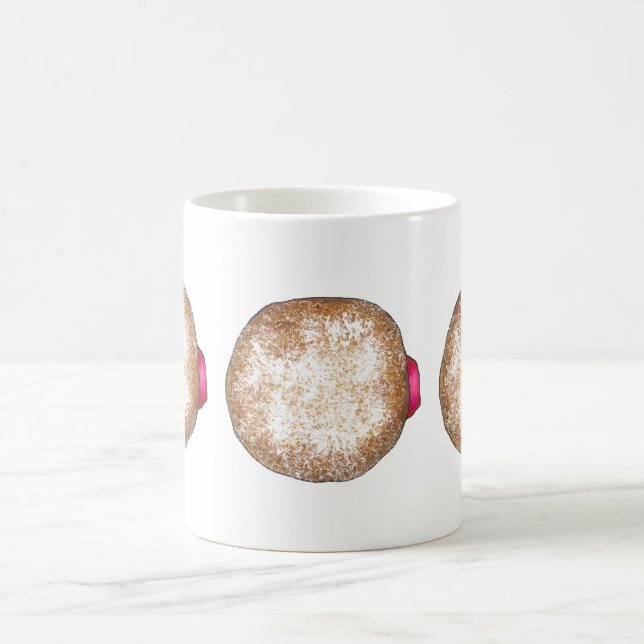 Caneca De Café Jelly Rosquinha Rosquinha Doughnut Hanukkah Chanuk (Centro)