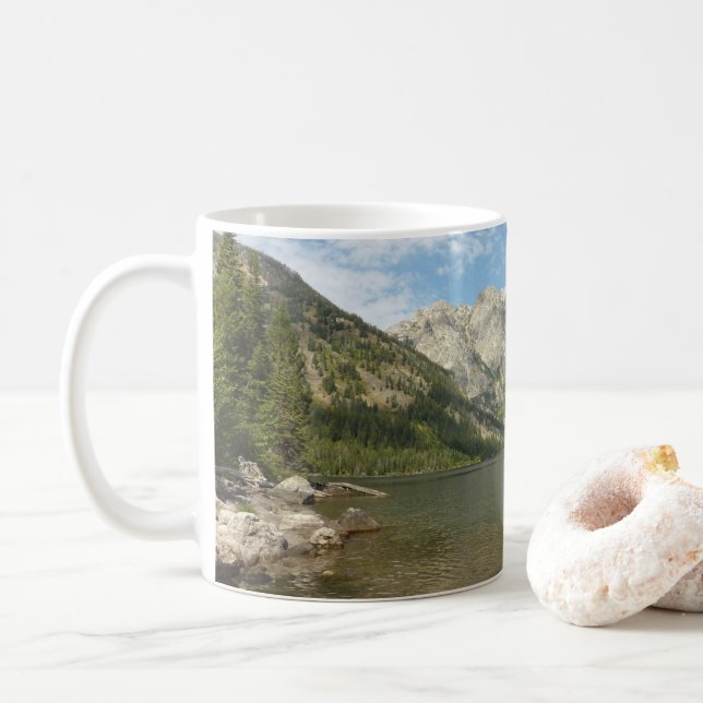 Caneca De Café Jenny Lake no Parque Nacional Grand Teton (Com Donut)