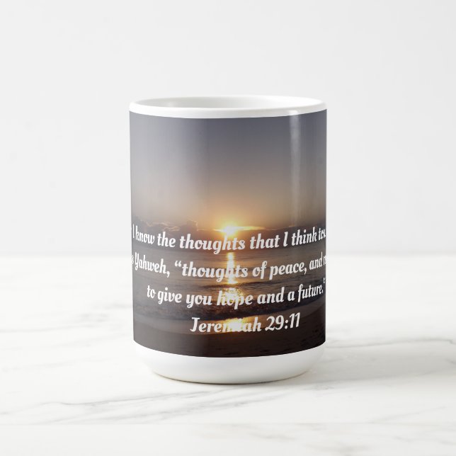 Caneca De Café Jeremiah 29:11 Coffee Mug (Centro)