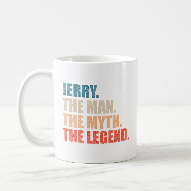 Caneca De Café Jerry O Homem O Mito A Lenda (Esquerda)
