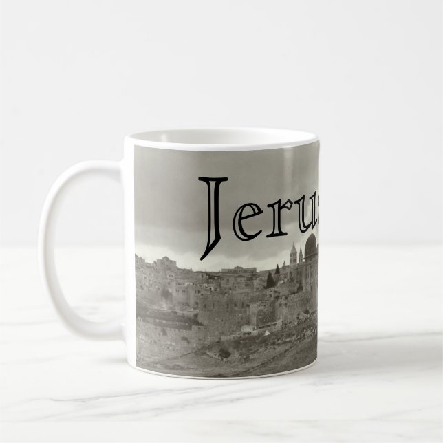 Caneca De Café Jerusalém_A Sagrada Coffee Mug (Esquerda)