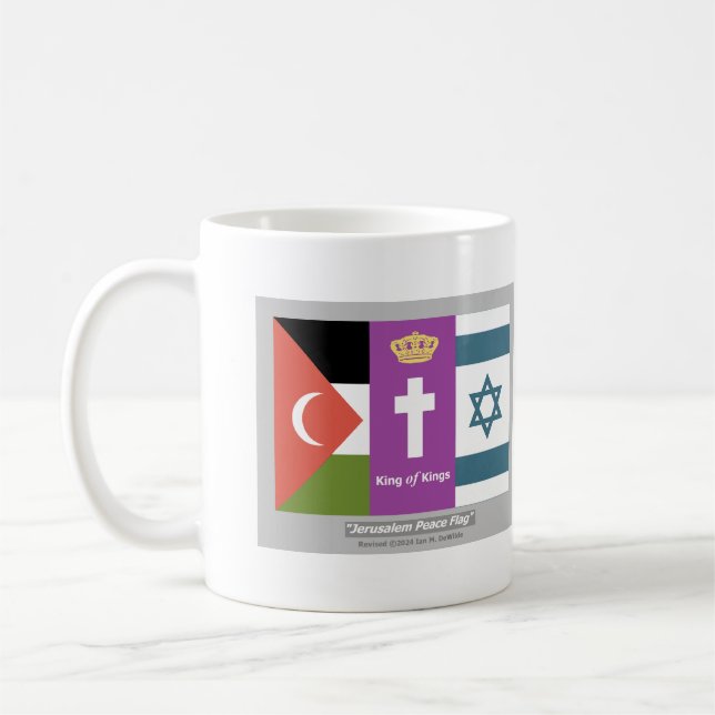 Caneca De Café Jerusalém Rei dos Reis Mug (Esquerda)