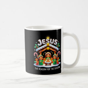 Caneca De Café Jesus A Razão Da Temporada Gingerbread Natal