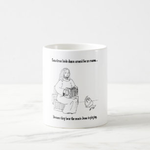 Caneca De Café Jesus ama os pássaros 2