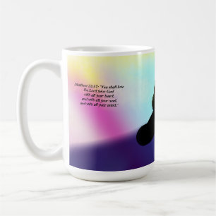 Caneca De Café jesus ama todo o coração