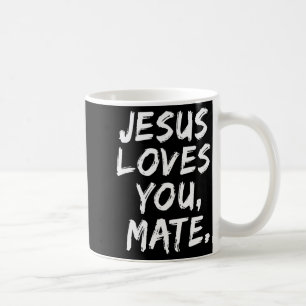 Caneca De Café Jesus Ama Você Companheiro Cristão Fé Deus