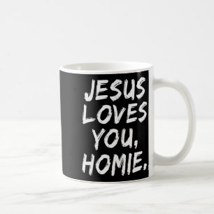 Caneca De Café Jesus Ama Você Homie Cristão Crente Fé Deus