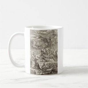 Caneca De Café Jesus andando sobre a água