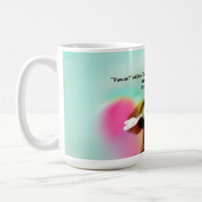 Caneca De Café Jesus aqui  (Esquerda)