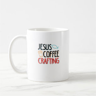 Caneca De Café Jesus Café Arranjando Design Cristão Engraçado par