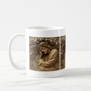 Caneca De Café Jesus Carving Mug