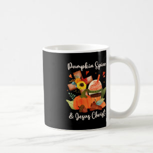 Caneca De Café Jesus Cristo e Pumpkin Spice outono Café