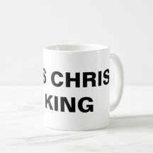 "Jesus Cristo é rei" Clássica Mug