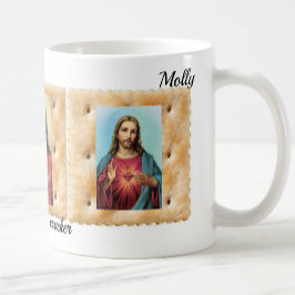 Caneca De Café Jesus Cristo em uma taça de refrigerante