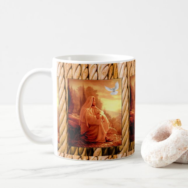 Caneca De Café Jesus Cristo Mug (Com Donut)