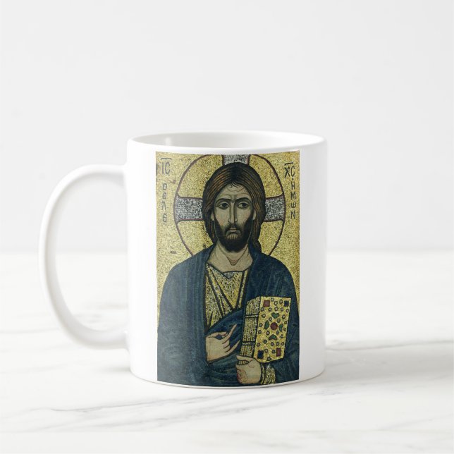 Caneca De Café Jesus Cristo Pantocrator (Esquerda)