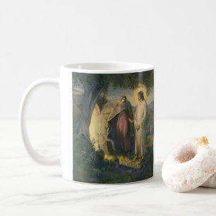 Caneca De Café Jesus Cristo Ressuscitado pelo Túmulo por ML Greer