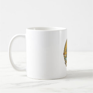 Caneca De Café Jesus Derrubou Sabão Molhado Escorregando no Chão