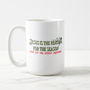 Caneca De Café Jesus é a razão da estação - pijama
